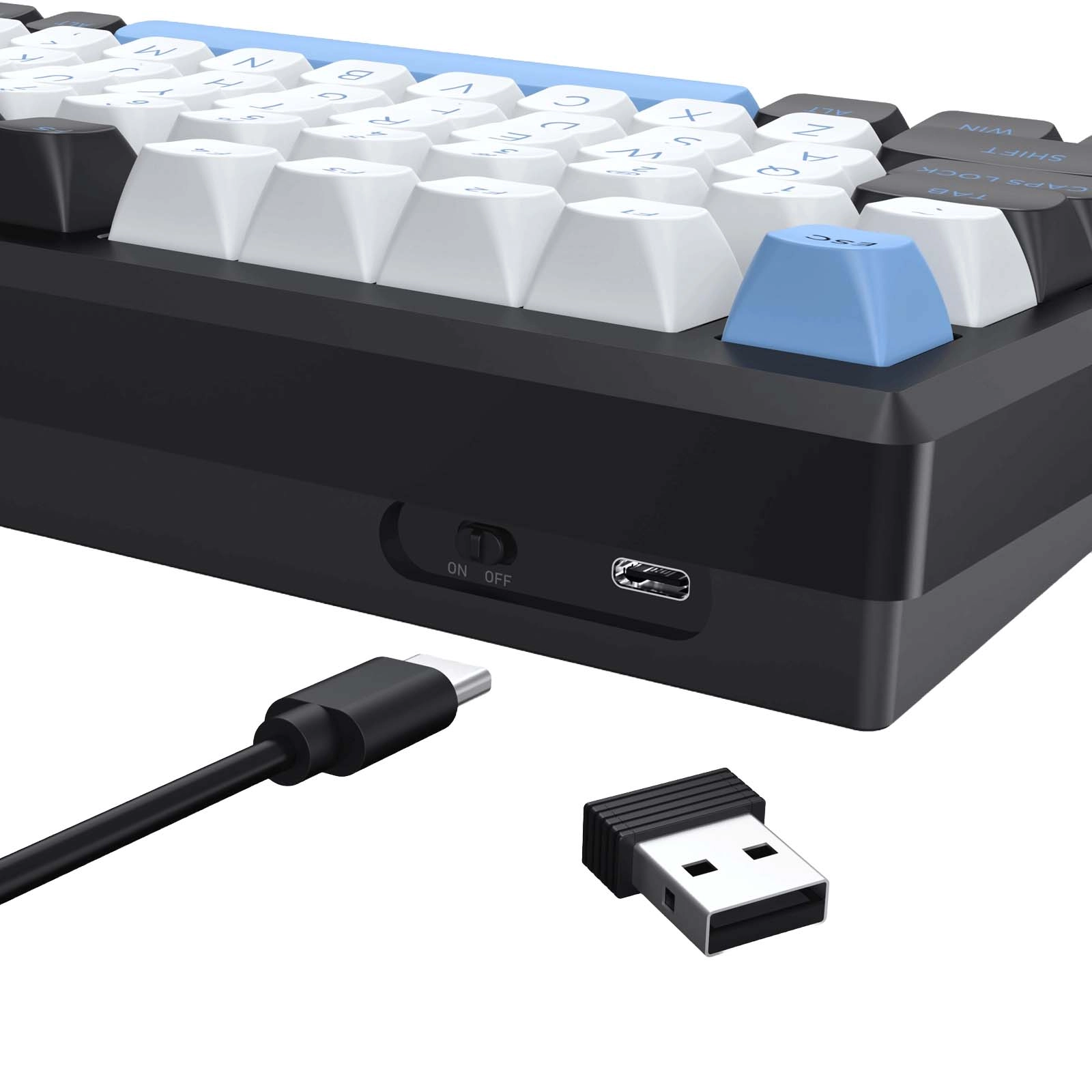 Klawiatura mechaniczna Redragon K732WLB-RGB-PRO Uranus Pro Leopard L Czarno-biały