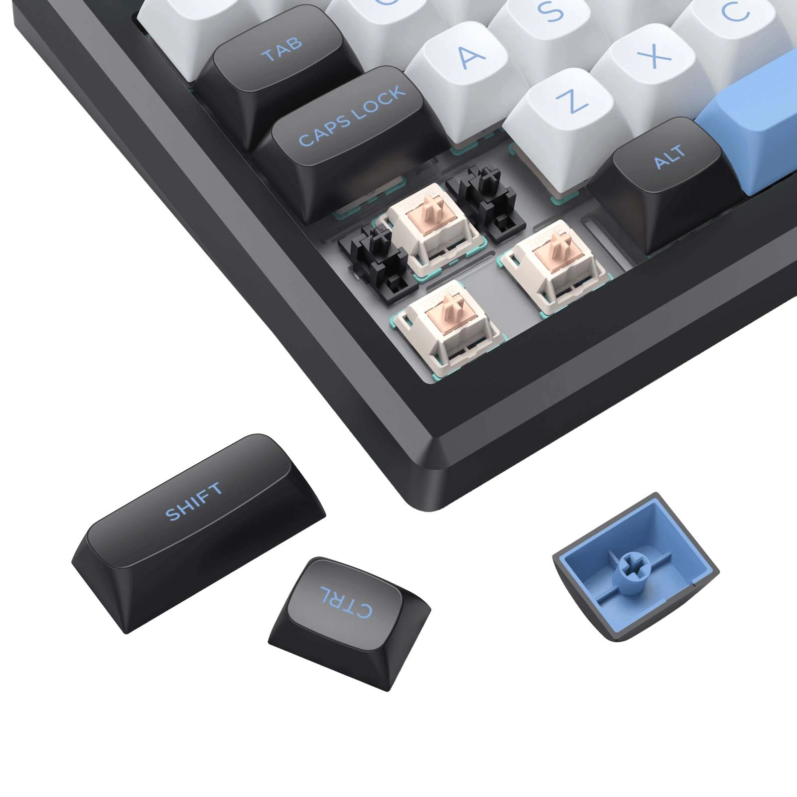 Klawiatura mechaniczna Redragon K732WLB-RGB-PRO Uranus Pro Leopard L Czarno-biały