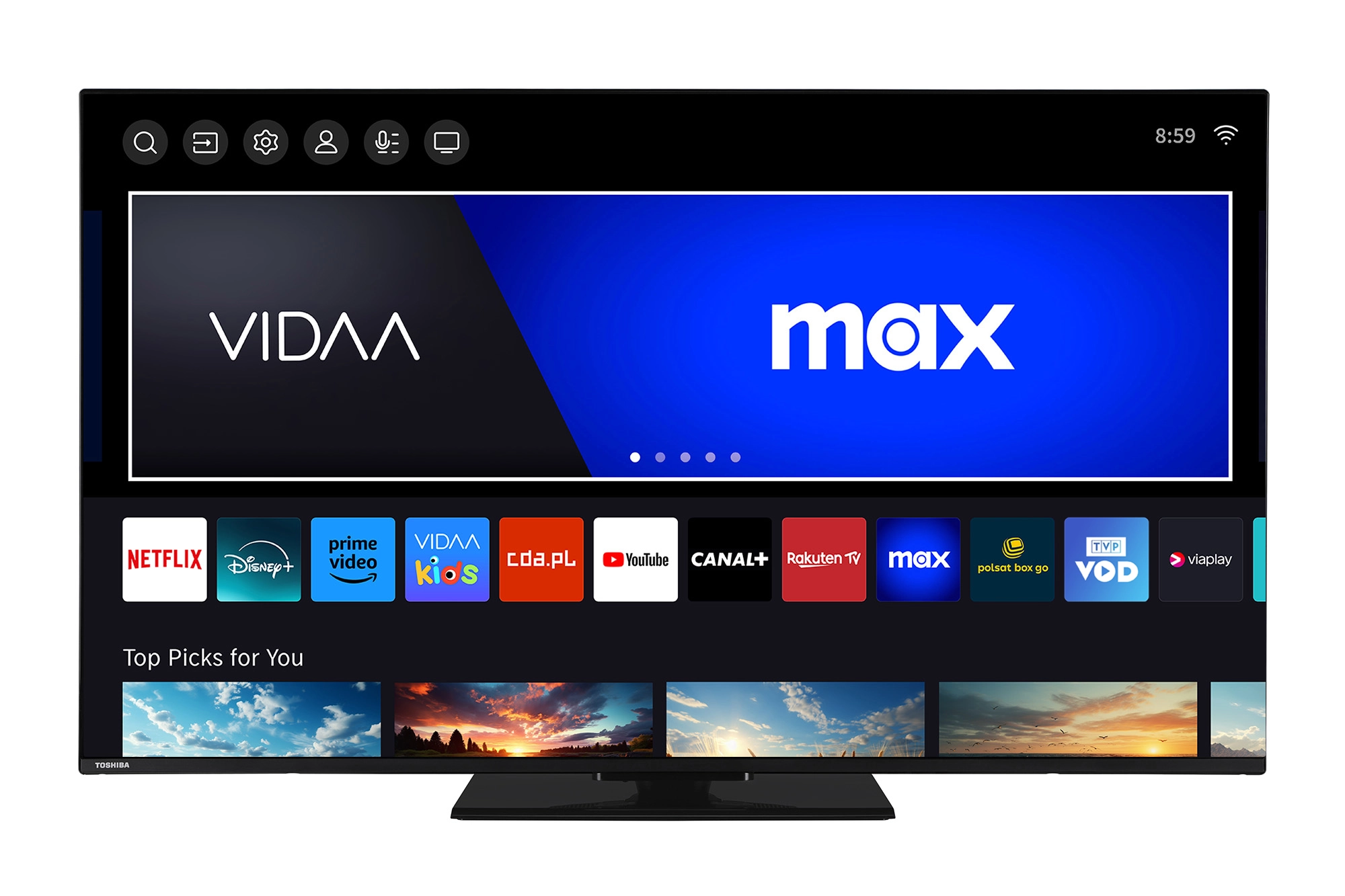 Telewizor Toshiba 55UV3463DG 55" LED 4K Smart TV Dolby Vision HDMI 2.1 DVB-T2