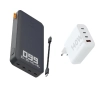 Powerbank Xtorm XB403 Titan Ultra 27000mAh 200W Czarny + Ładowarka XEC140 GaN2 Ultra 140W Biały