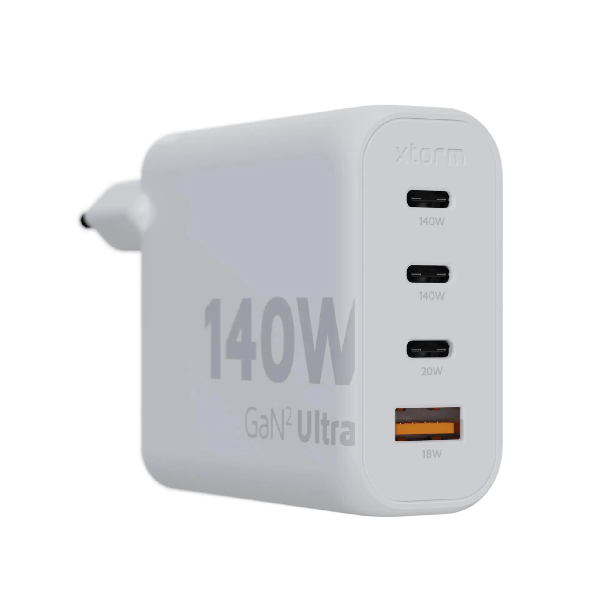 Powerbank Xtorm XB403 Titan Ultra 27000mAh 200W Czarny + Ładowarka XEC140 GaN2 Ultra 140W Biały