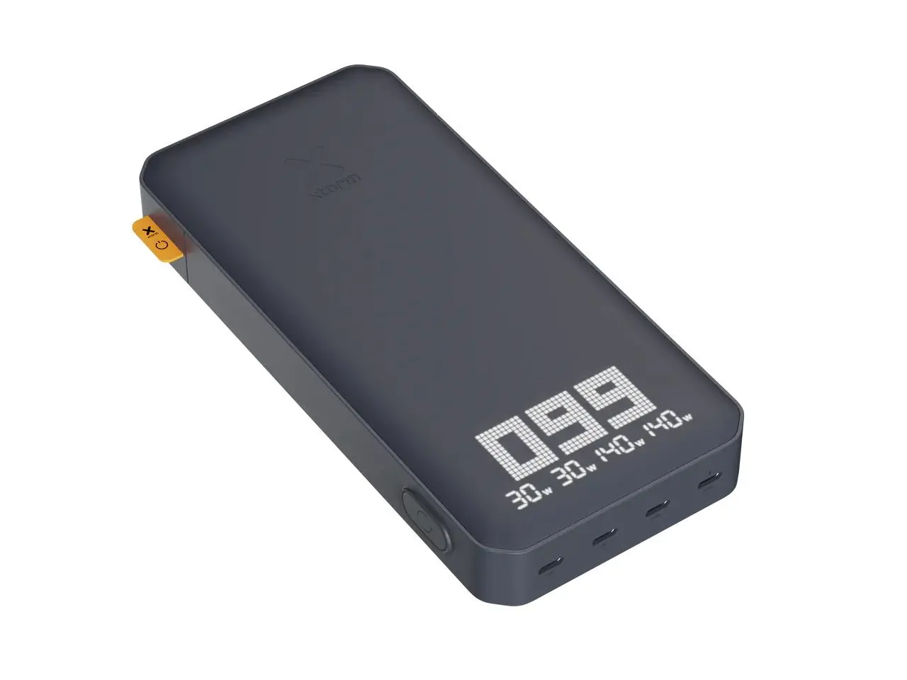 Powerbank Xtorm XB403 Titan Ultra 27000mAh 200W Czarny + Ładowarka XEC140 GaN2 Ultra 140W Biały