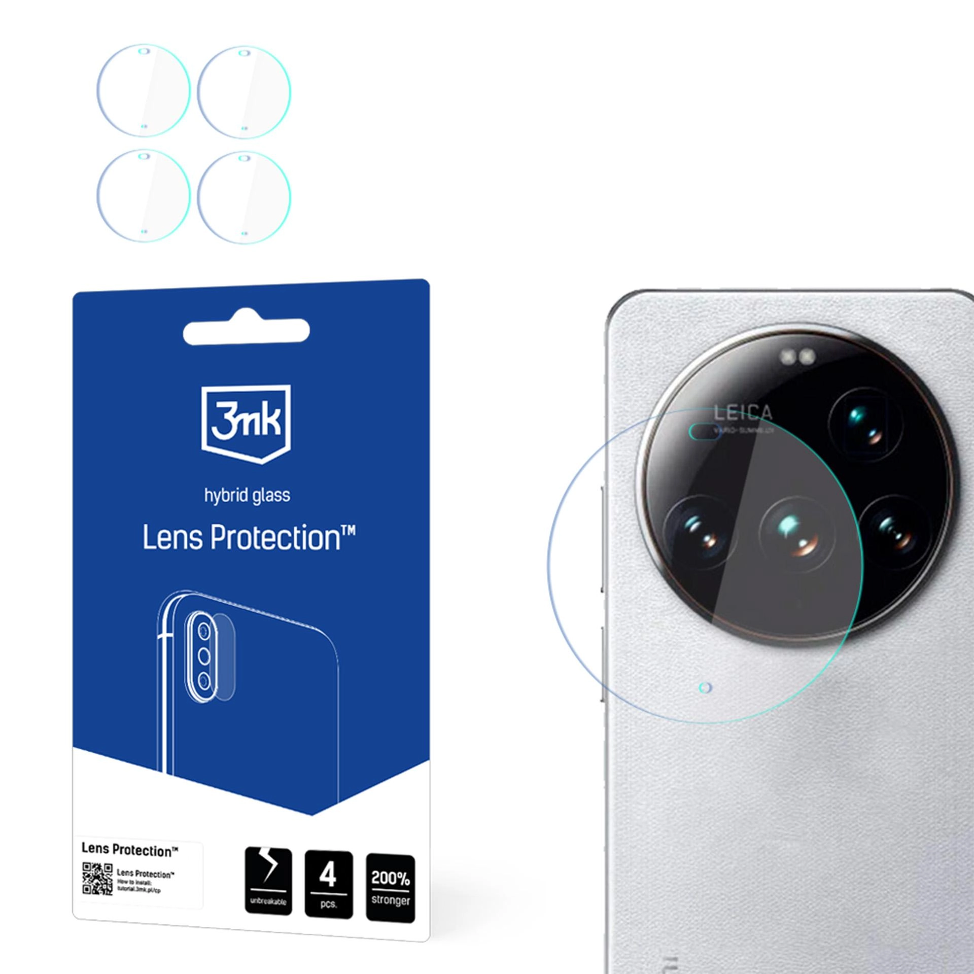 Szkło hybrydowe 3mk Lens Protection do Xiaomi 15 Ultra