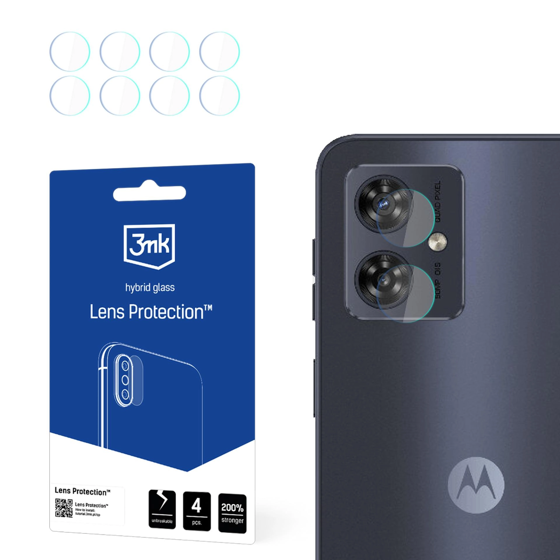 Folia hydrożelowa 3mk Lens Protection do Motorola Moto G45 5G