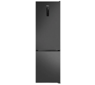 Amica FK3706D.5DFZXC (C) Pełny No Frost 200cm Komora świeżości Czarny Inox