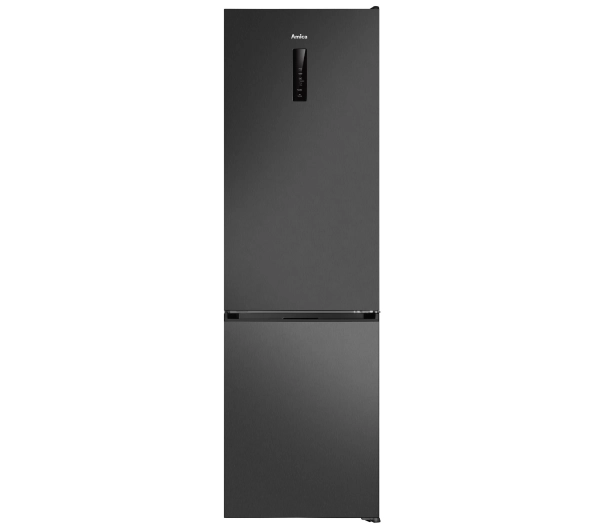 Amica FK3706D.5DFZXC (C) Pełny No Frost 200cm Komora świeżości Czarny Inox