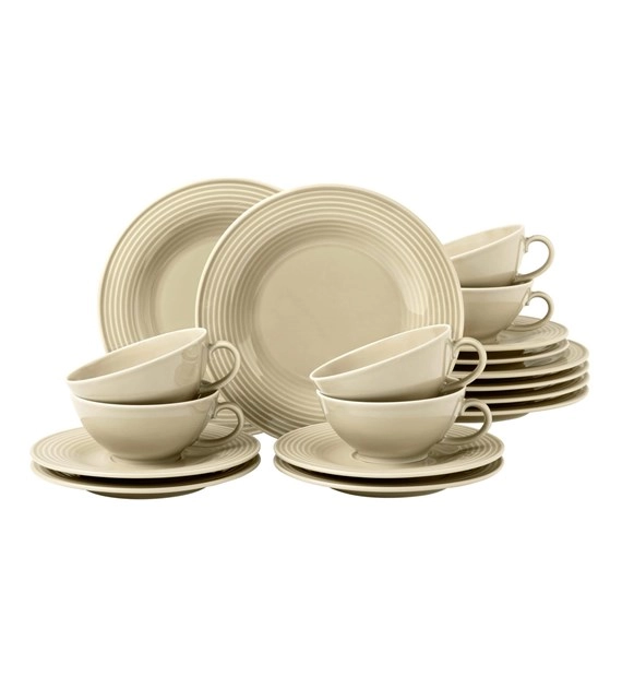 Zestaw do herbaty Seltmann Beat 18 elementów Beżowy