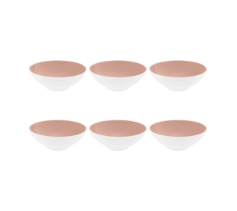 Zestaw miseczek Seltmann Life Fashion Posh Rose 6 elementów 14,5cm
