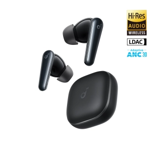 Słuchawki bezprzewodowe Soundcore Liberty 5 Dokanałowe Bluetooth 5.4 Funkcje AI Czarny