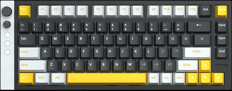 Klawiatura magnetyczna Lamzu Jet75 Gateron Jade Czarny