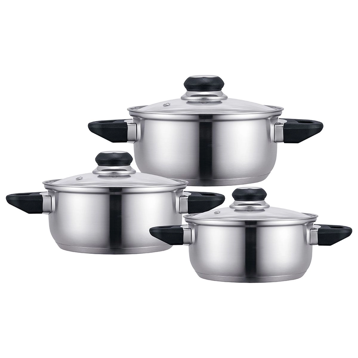 Zestaw garnków Altom Design Emilio Indukcja Stal nierdzewna 020400486