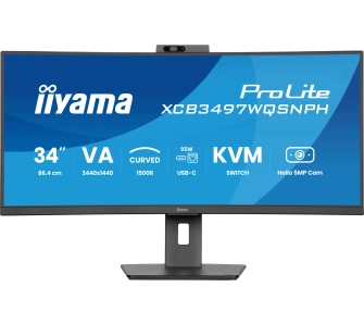 Monitor iiyama ProLite XCB3497WQSNPH-B1 34" 3K VA 120Hz 0,4ms Zakrzywiony
