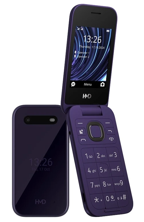 Telefon HMD 2660 Flip TA-1711 DS Fioletowy