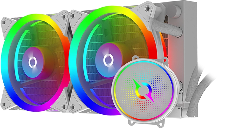 Chłodzenie Aqirys Aquarius 240 AIO Biały