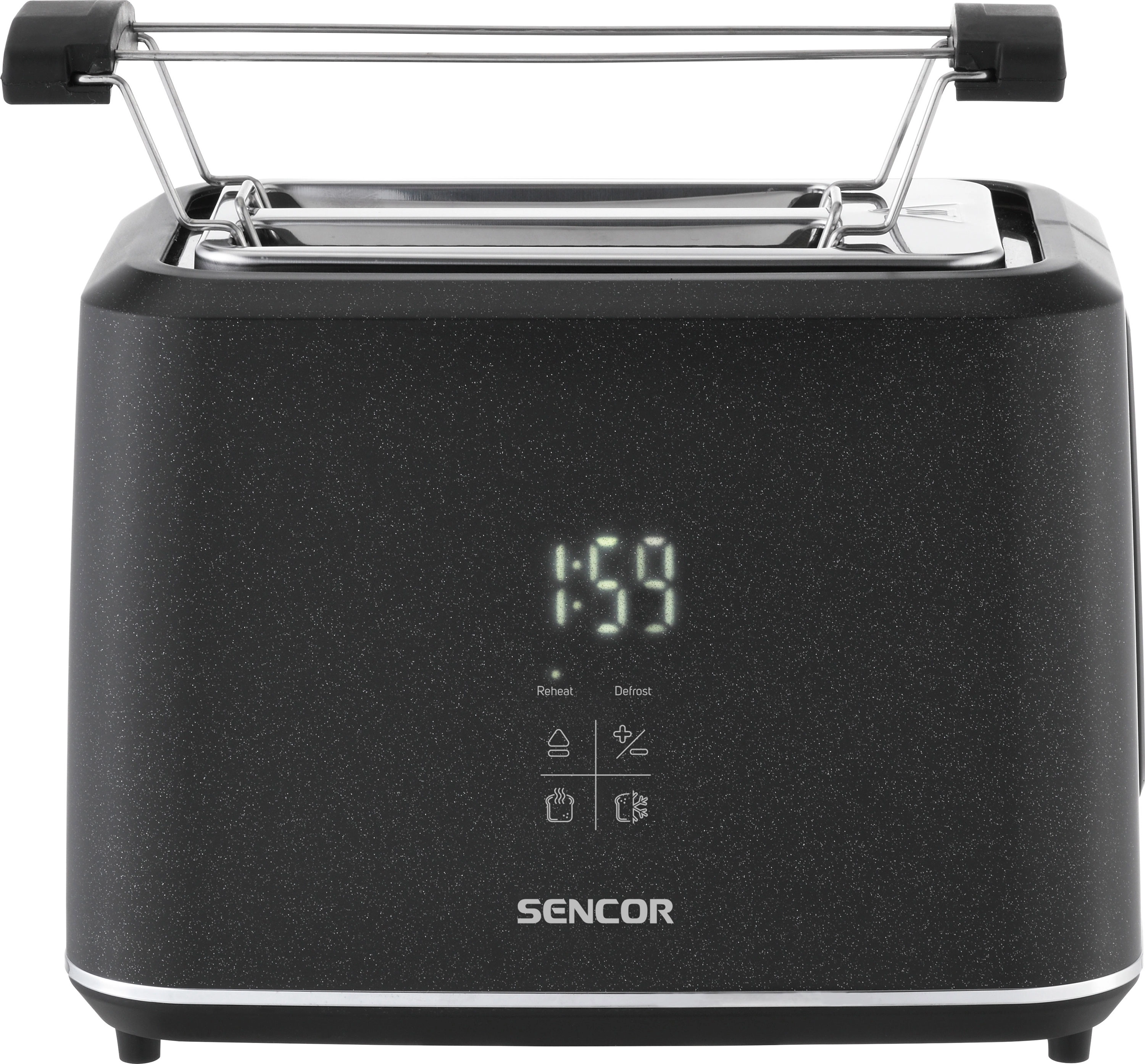 Toster Sencor STS 0600BK Ruszt do bułek Rozmrażanie 1080W