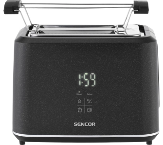 Toster Sencor STS 0600BK Ruszt do bułek Rozmrażanie 1080W