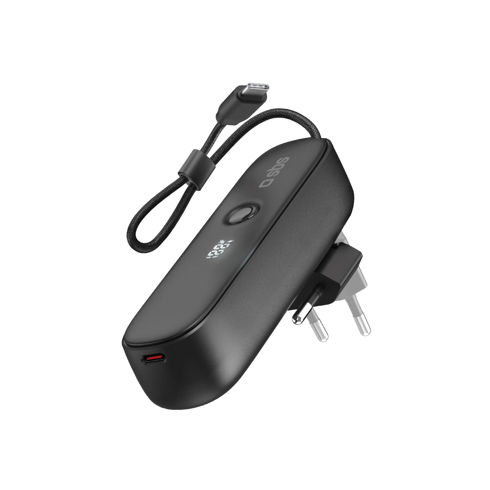 Powerbank SBS TETRBB5000PD20 Hybrid PowerBank 5000mAh PD 20W Składana wtyczka