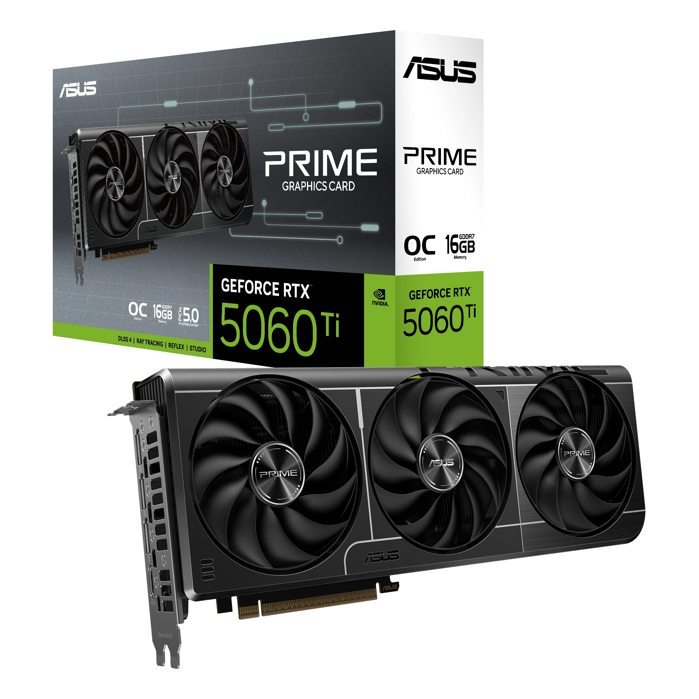 Karta graficzna ASUS PRIME GeForce RTX 5060 Ti OC Edition 16GB GDDR7 128bit DLSS 4
