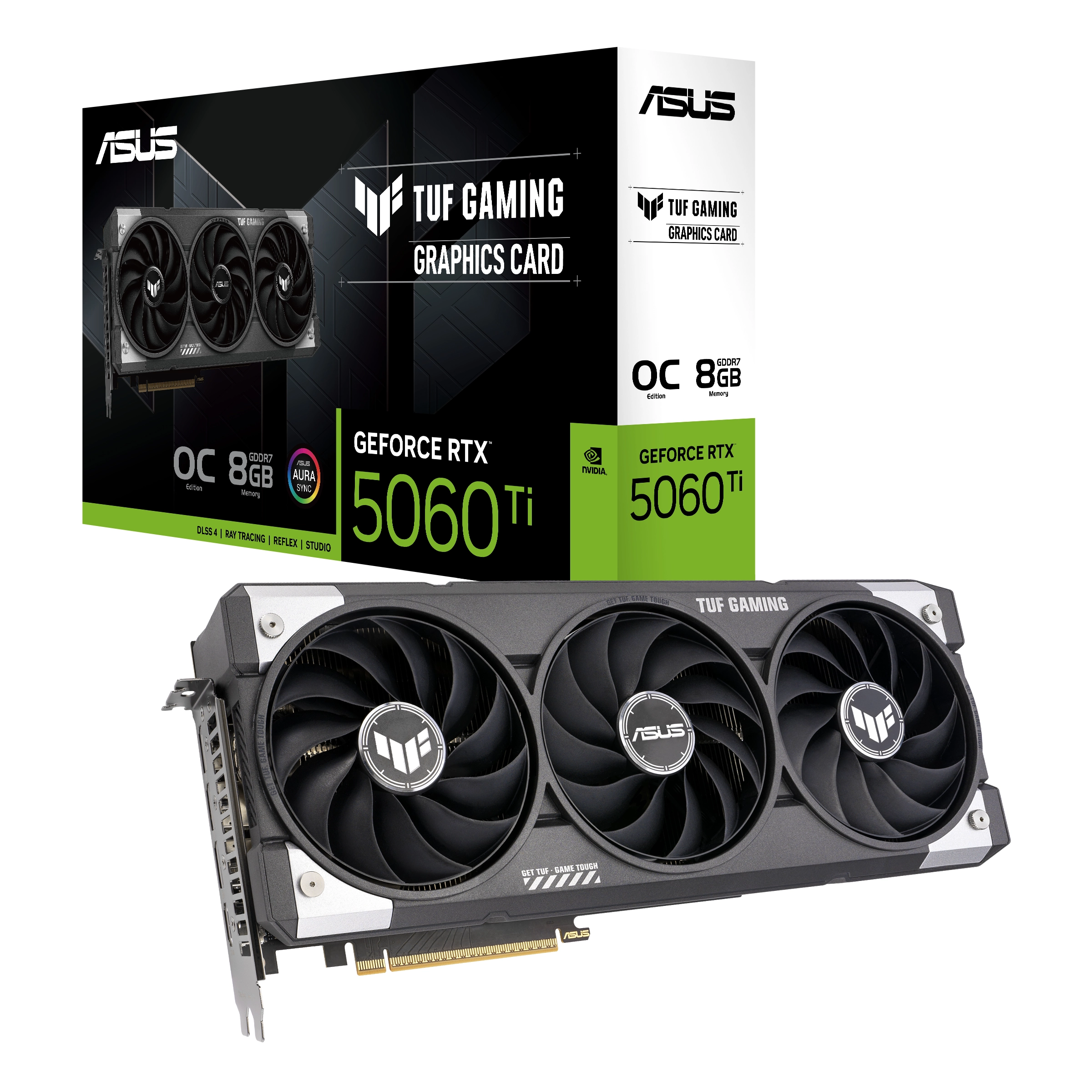 Karta graficzna ASUS TUF Gaming GeForce RTX 5060 Ti OC Edition 8GB GDDR7 128bit DLSS 4