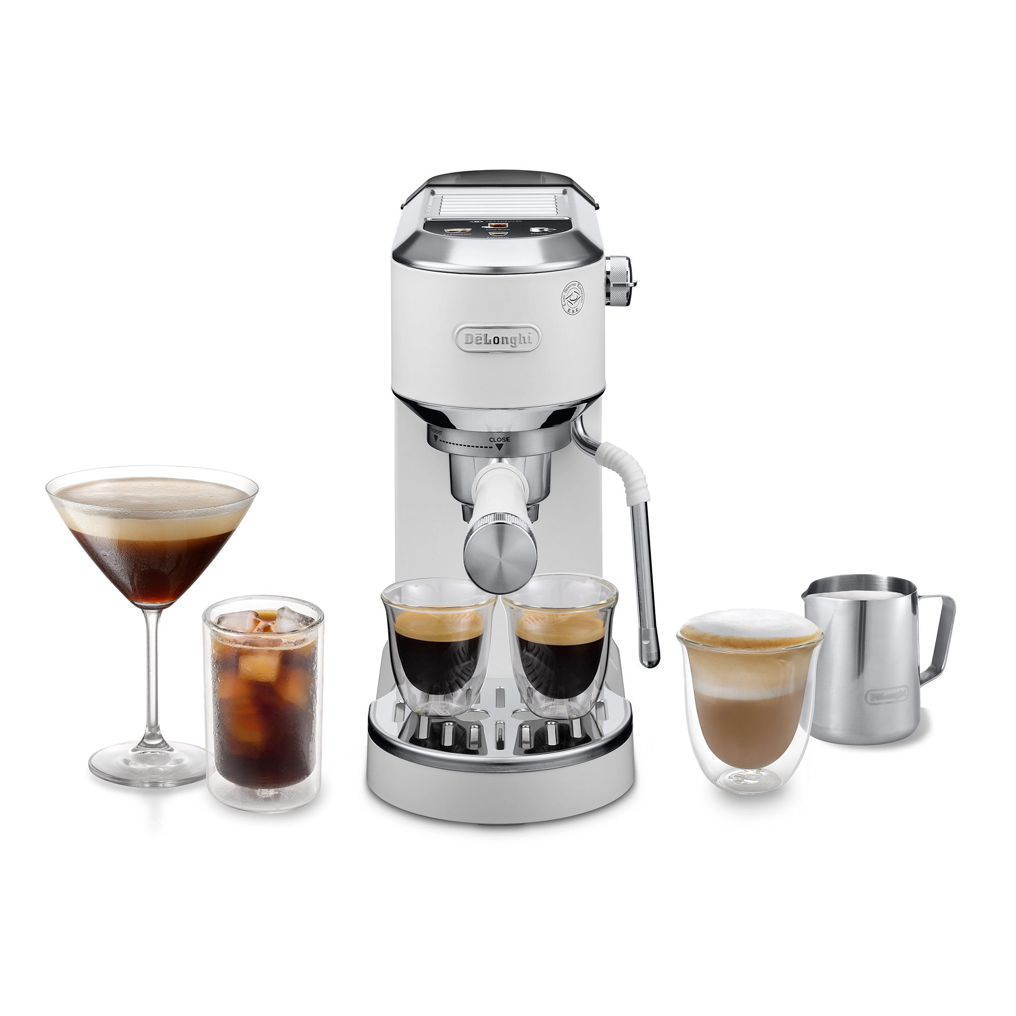 DeLonghi Dedica Duo EC890.WI Kawa na zimno Szerokość 14,9cm