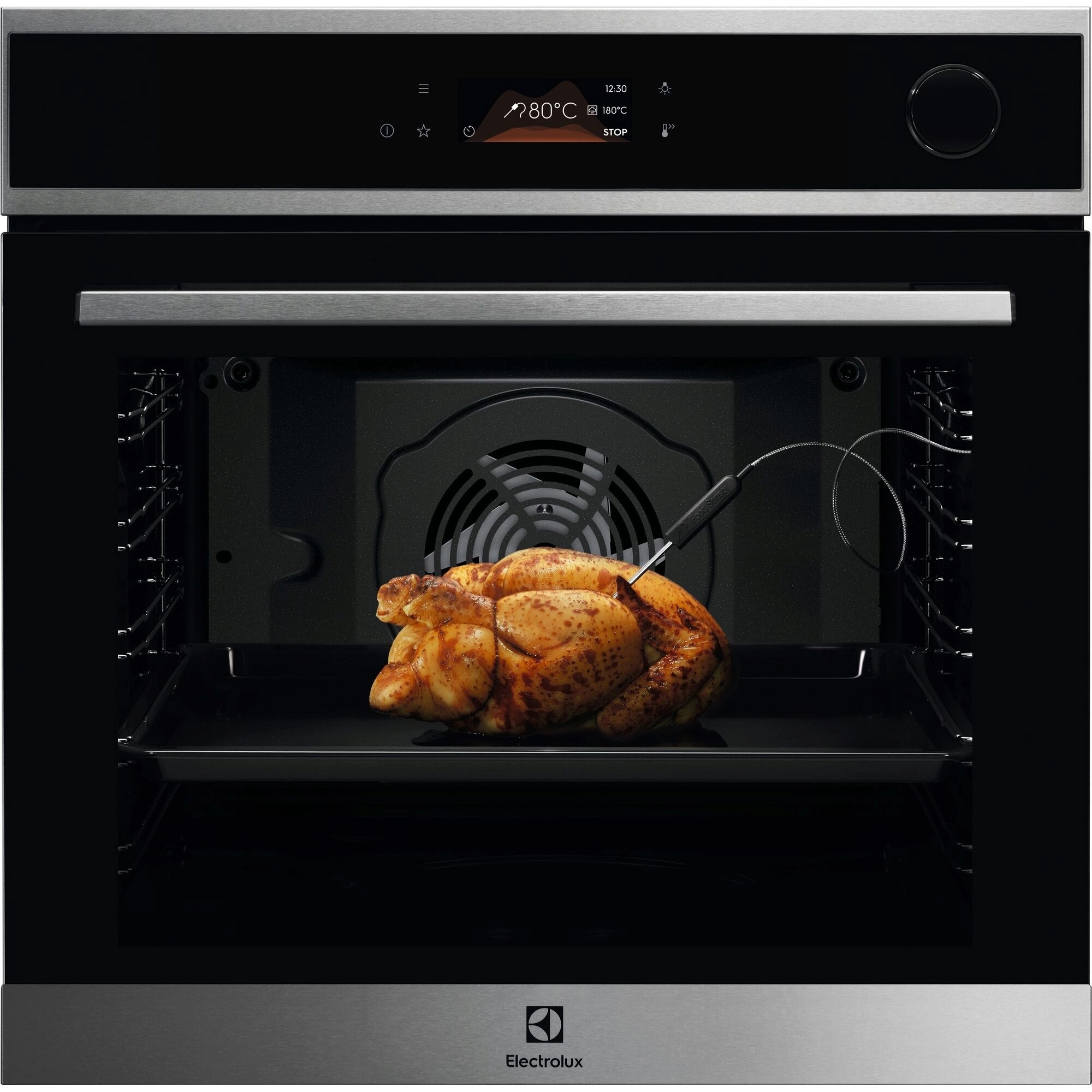 Electrolux LOC8H39X Termoobieg Termosonda Czarny