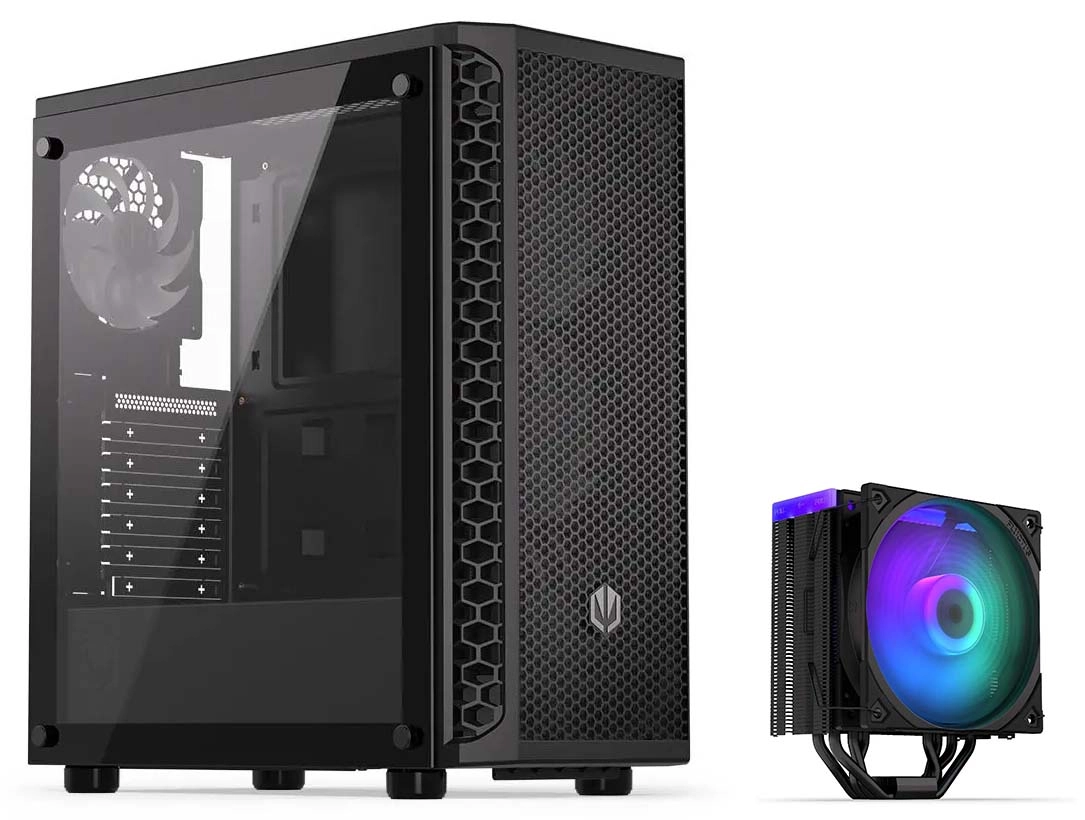 Obudowa Endorfy Signum 300 ARGB Czarny + Fera 5 ARGB Czarny