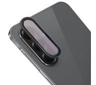 Bizon na aparat z aplikatorem Snap Lens do Galaxy A56 5G czarna ramka