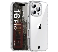 Bizon Halo do iPhone 16 Pro Przezroczysty