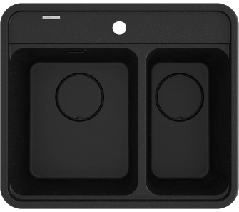 Zlewozmywak Deante Momi ZKM_G503 Granit Grafitowy