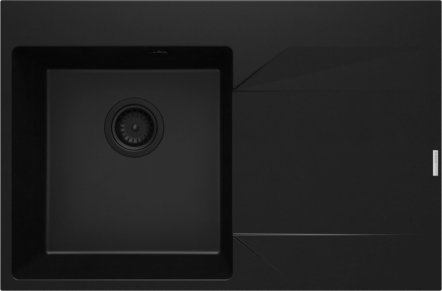 Zlewozmywak Deante Evora ZQJ_N11P Granitowy Nero