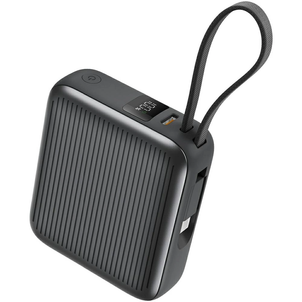 Powerbank Energea Integra Mini 35 10000mAh Wbudowany kabel USB-C PD 35W Szary