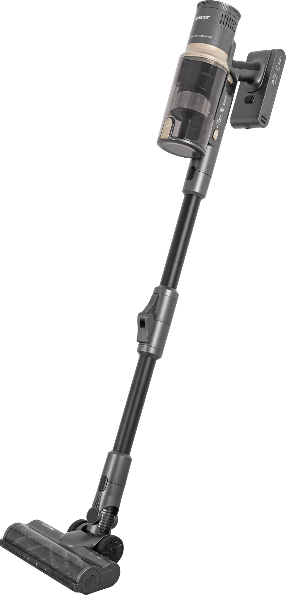 Odkurzacz bezprzewodowy Zelmer ZSVC912BF PET Paweł Wymienny akumulator Mini elektroszczotka