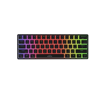Klawiatura mechaniczna Genesis Thor 660 G2 RGB Gateron Brown Czarny