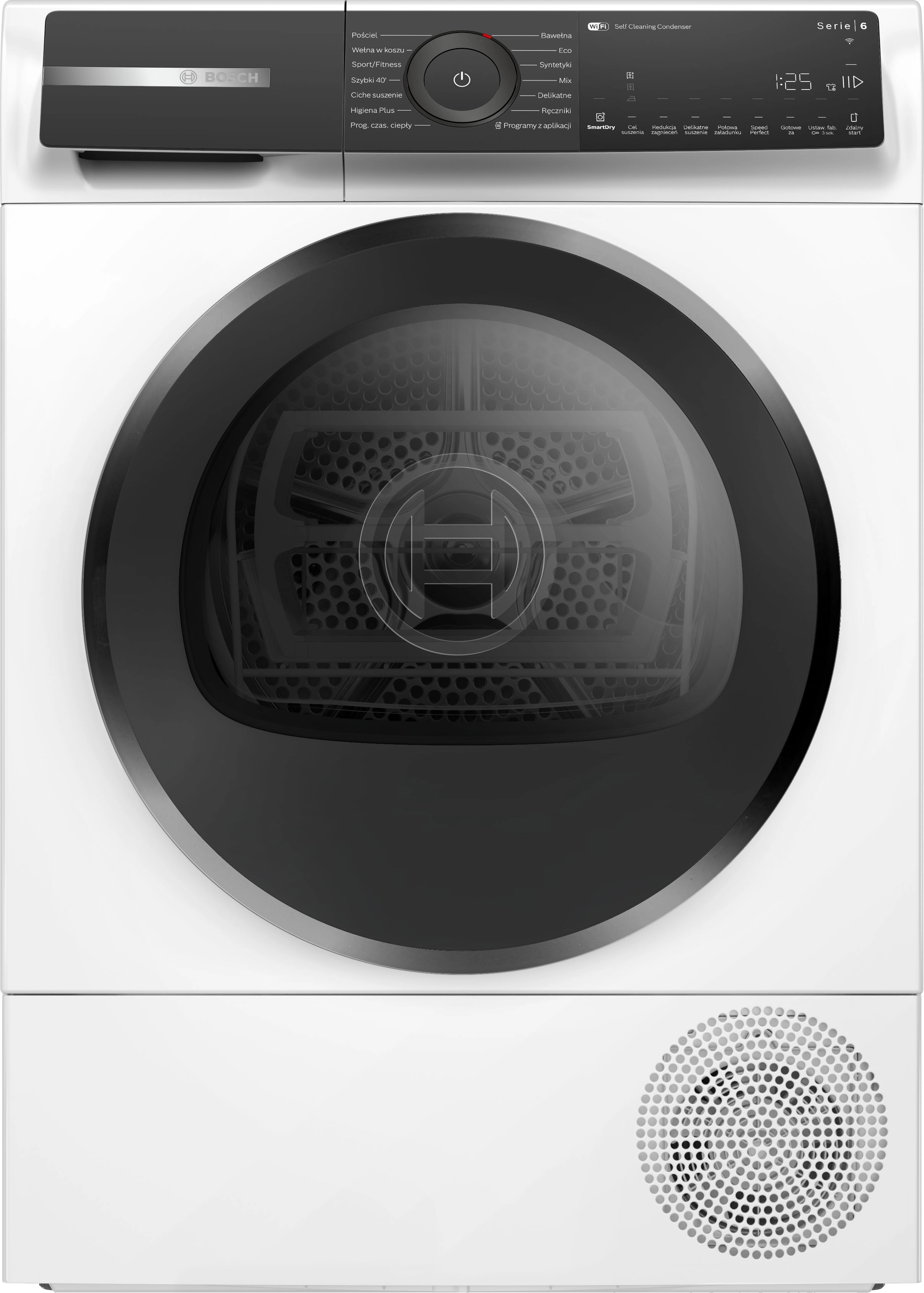 Suszarka Bosch Serie 6 WQH246D1PL Funkcje AI 61,3cm 9kg