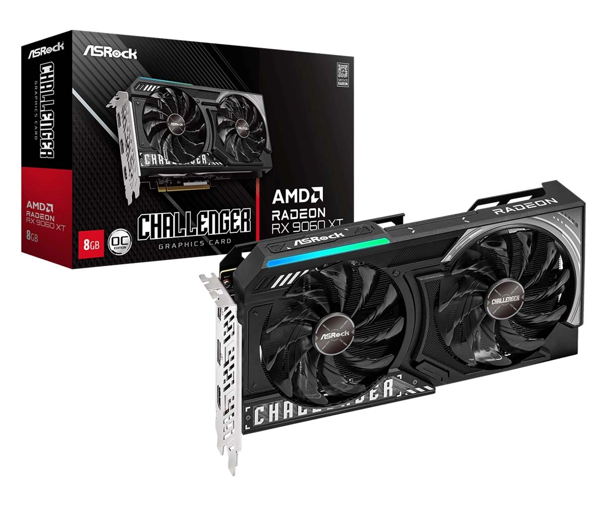 Karta graficzna ASrock Radeon RX 9060 XT Challenger OC 8GB GDDR6 128bit FSR