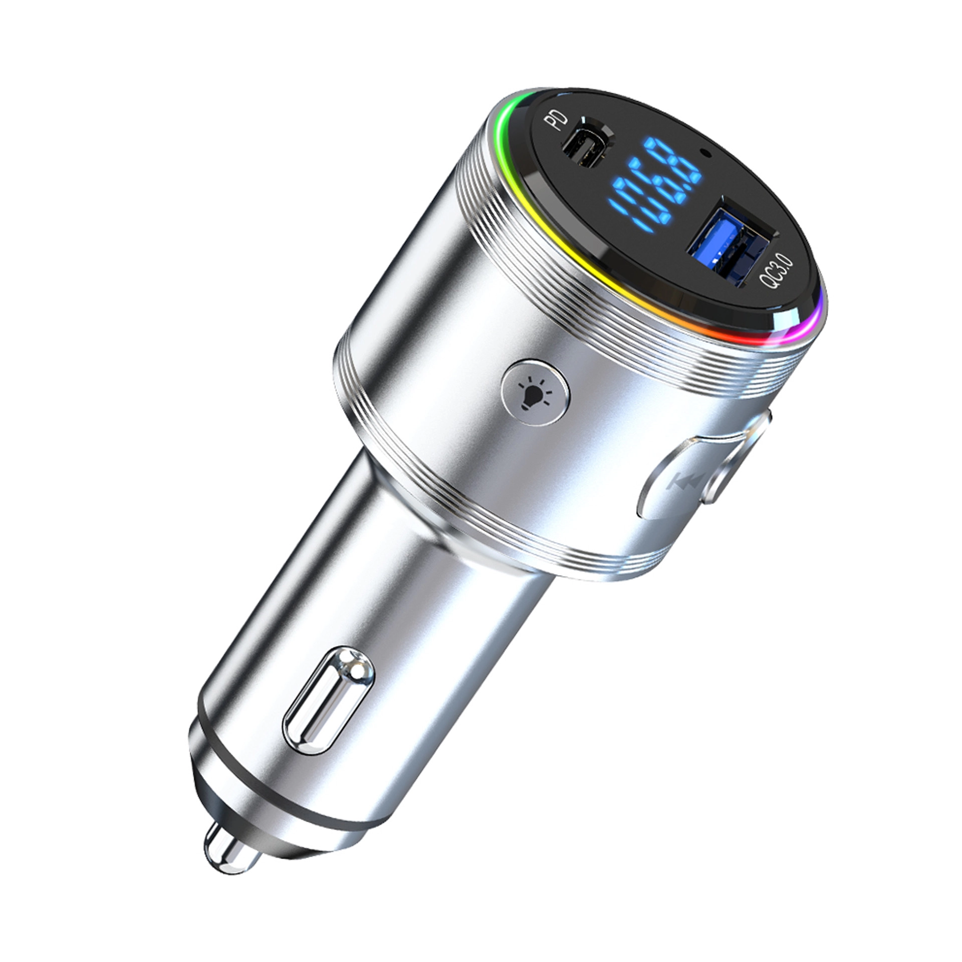 Transmiter FM 3mk Hyper Car Power 48W Silver