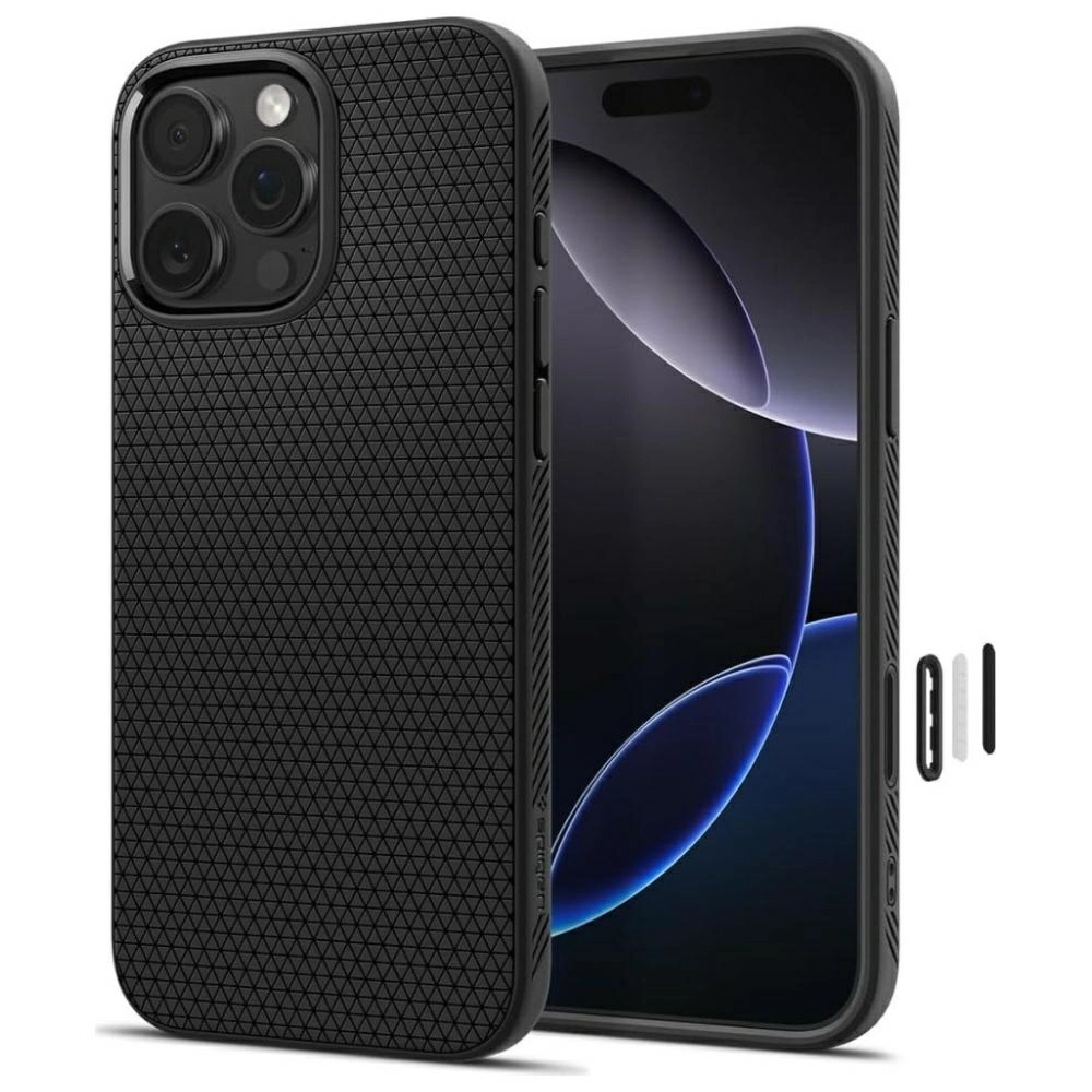 Etui Spigen Liquid Air T Mag MagSafe do iPhone 16 Pro Max Czarny