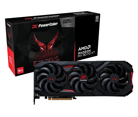 Karta graficzna PowerColor Red Devil Radeon RX 9070 XT Backplate Special Edition 16GB GDDR6 256bit FSR