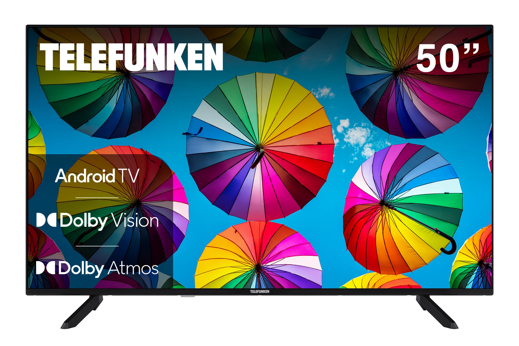 Telewizor Telefunken TFL-50AEU2000 50" LED 4K Android TV Dolby Vision Dolby Atmos DVB-T2