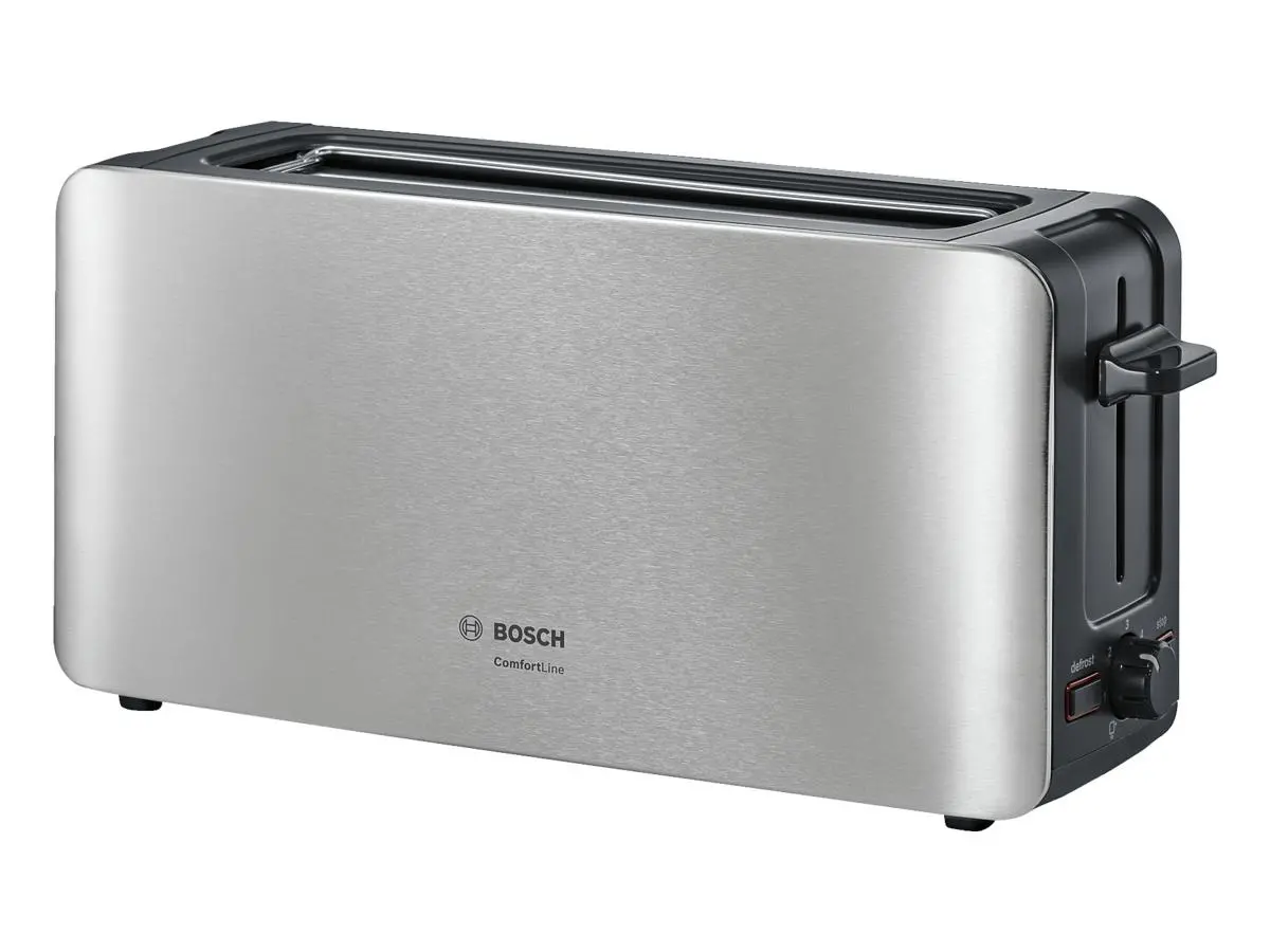 Toster Bosch ComfortLine TAT6A803 Ruszt do bułek Rozmrażanie 1090W