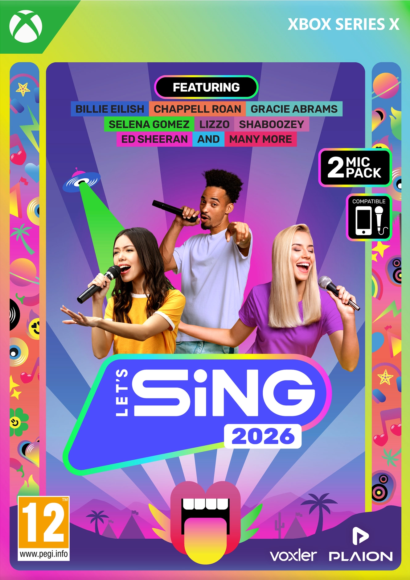 Let's Sing 2026 + 2 mikrofony Gra na Xbox Series X