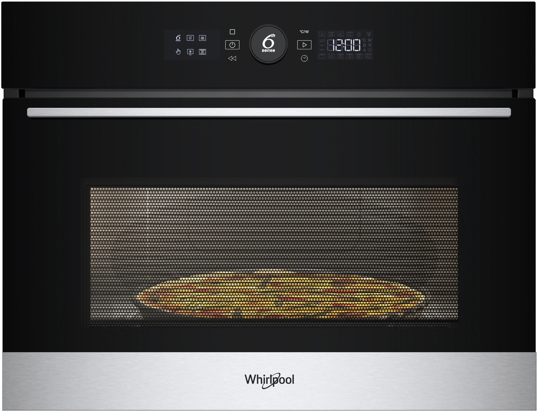 Whirlpool WMW57DHMX 45cm Crisp Grill Termoobieg Czarno srebrny