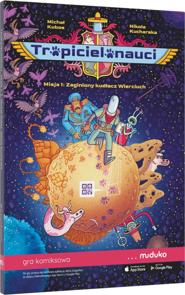 Gra książkowa Tropicielonauci. Misja 1: Zaginiony kudłacz Wierciuch