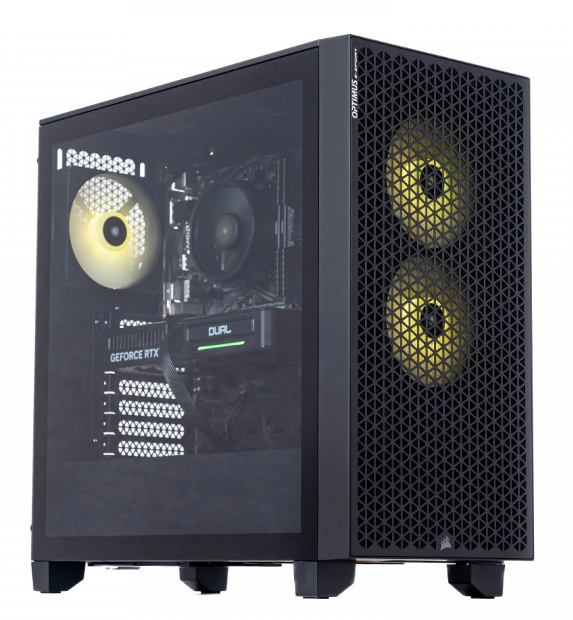 Komputer gamingowy Optimus E-Sport GA520T-CR10 R5 4500 16GB RAM 1TB Dysk SSD RTX5060 Win11