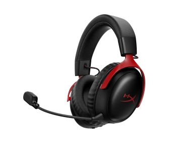 Słuchawki bezprzewodowe z mikrofonem HyperX Cloud III S Wireless Nauszne Czarno-czerwony