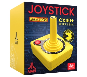 Joystick Atari CX40+ Pac-Man Edition do Atari 2600+ / 7800+ Bezprzewodowy Żółty