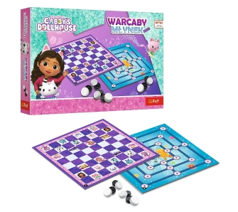 Gra planszowa Warcaby i Młynek Koci Domek Gabi Gabby Dollhouse
