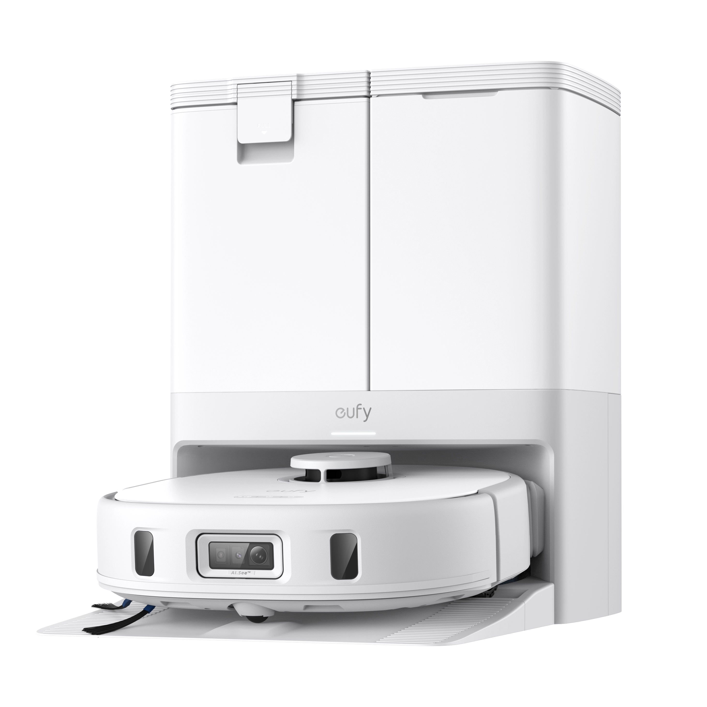 Robot sprzątający eufy X10 Pro Omni Funkcja mopowania Stacja oczyszczająca Tworzenie mapy pomieszczenia 60dB Biały