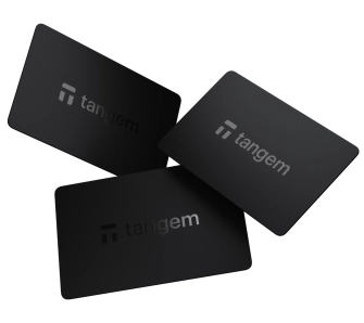 Portfel kryptowalut Tangem Wallet 3 Card Set