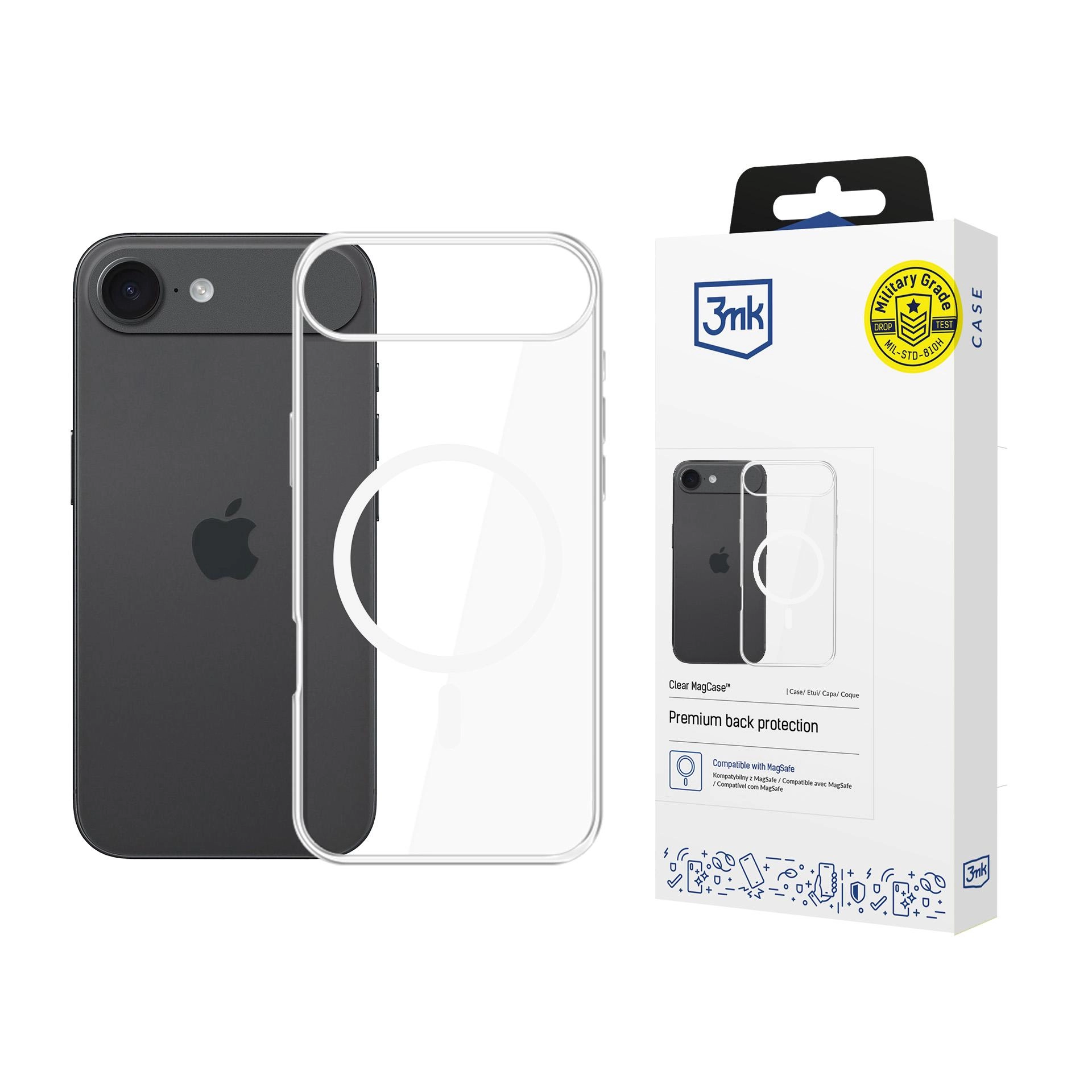 Etui 3mk Clear MagCase do Apple iPhone 17 Air